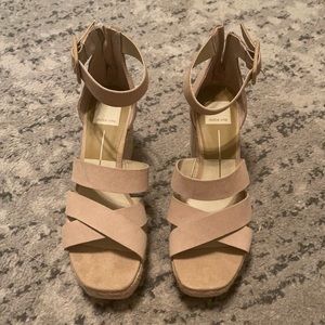 Brand new dolce vita tan wedges